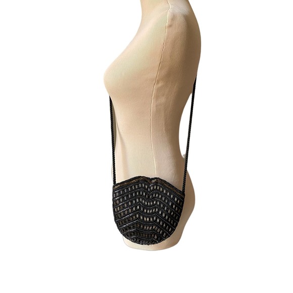 Vintage Genie Beaded Mini Shoulder Bag Hand Made Dynasty Style Golden Girls - Picture 4 of 9